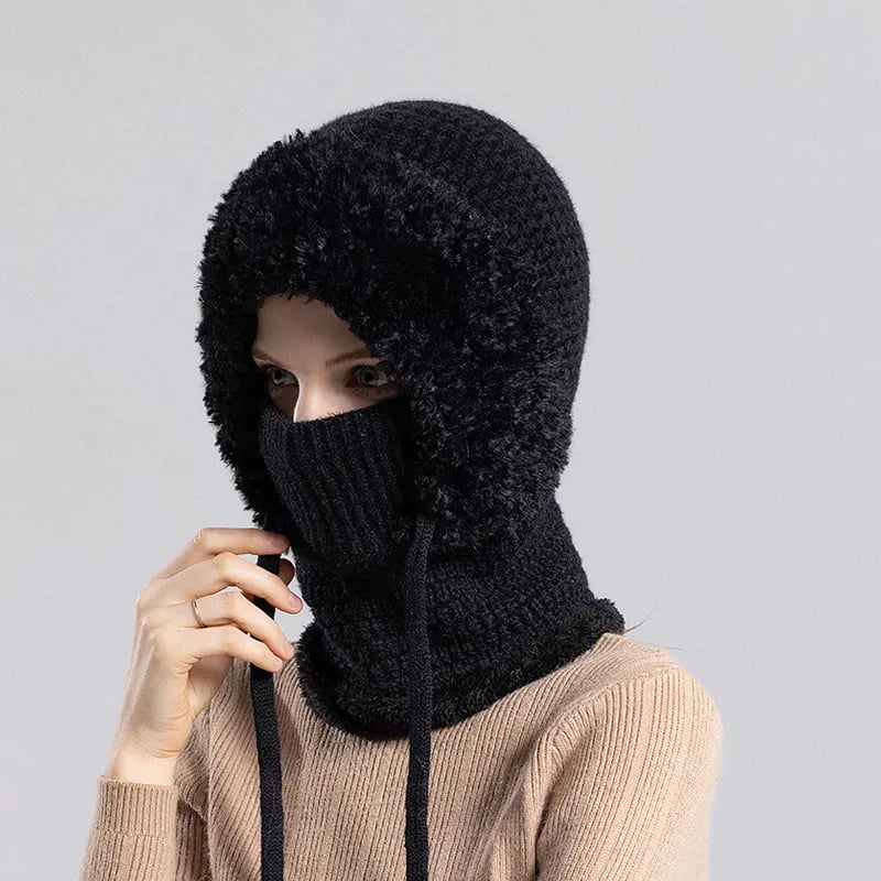 💞90K+ SOLD! ❄️Winter Women’s Plush Hat – 3-in-1 Warm and Cozy Design for Daily Wear