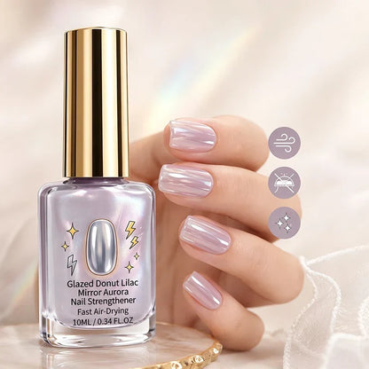 💞80K+ SOLD! ✨ Lilac Glossy Mirror Nail Strengthener