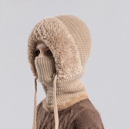 💞90K+ SOLD! ❄️Winter Women’s Plush Hat – 3-in-1 Warm and Cozy Design for Daily Wear