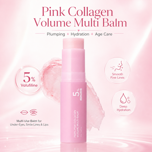 💞50K+ SOLD! ✨Pink Collagen Volume Multi Balm