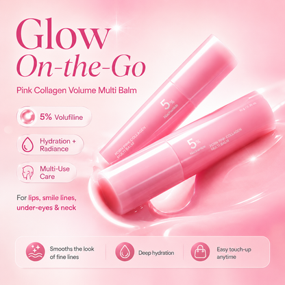 💞50K+ SOLD! ✨Pink Collagen Volume Multi Balm