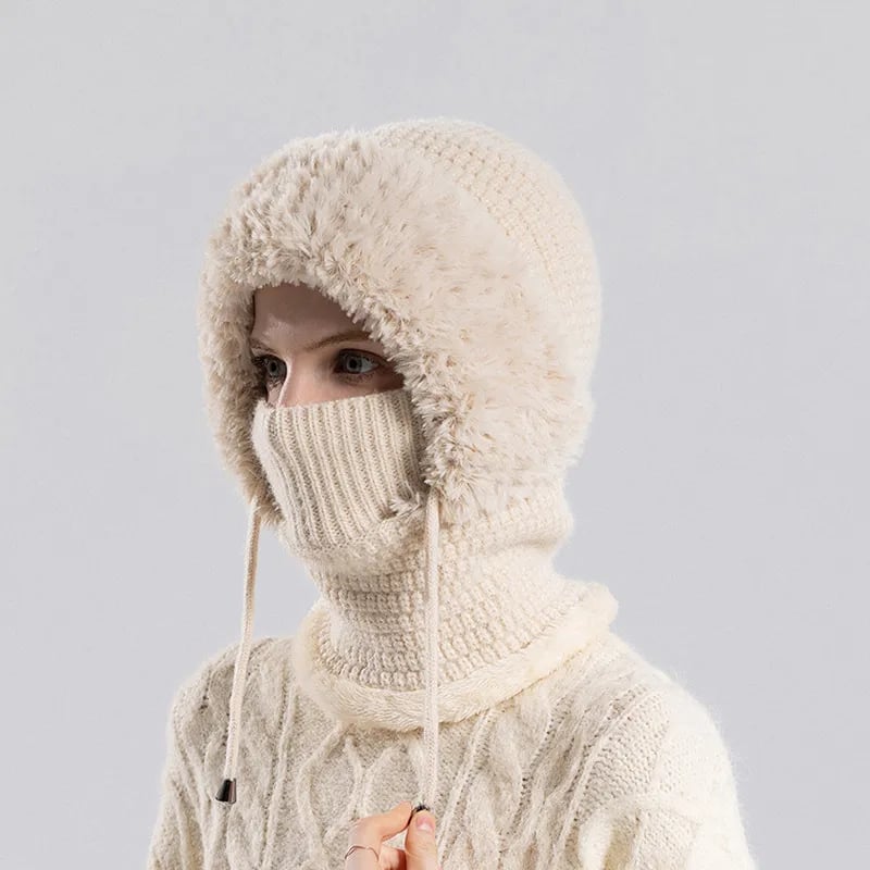 💞90K+ SOLD! ❄️Winter Women’s Plush Hat – 3-in-1 Warm and Cozy Design for Daily Wear